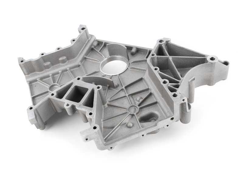 Tapa inferior de la carcasa del árbol de levas OEM 11141407751 para BMW E52 Z8. Original BMW.