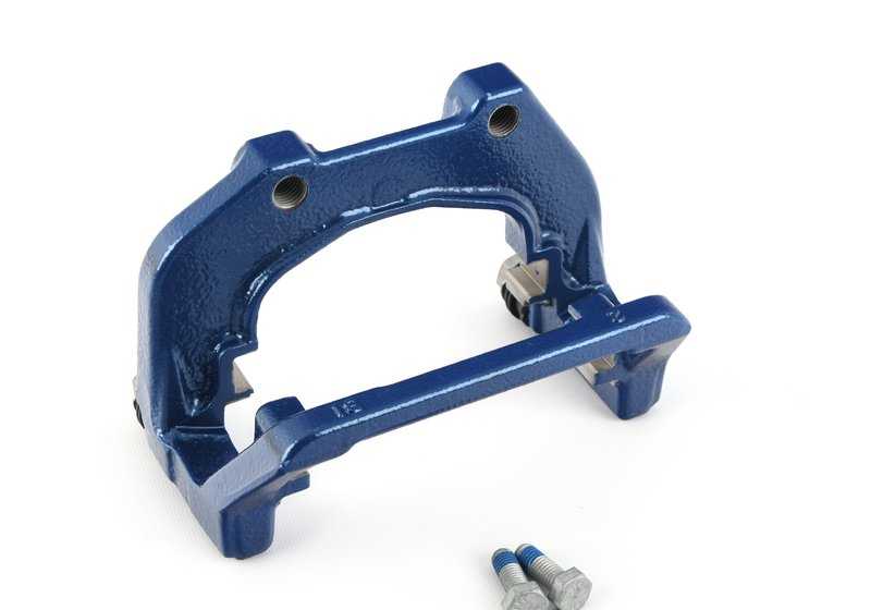 Soporte de pinza freno trasero derecho OEM 34217849386 para BMW F06, F06N, F10, F10N, F12, F12N, F13, F13N. Original BMW.