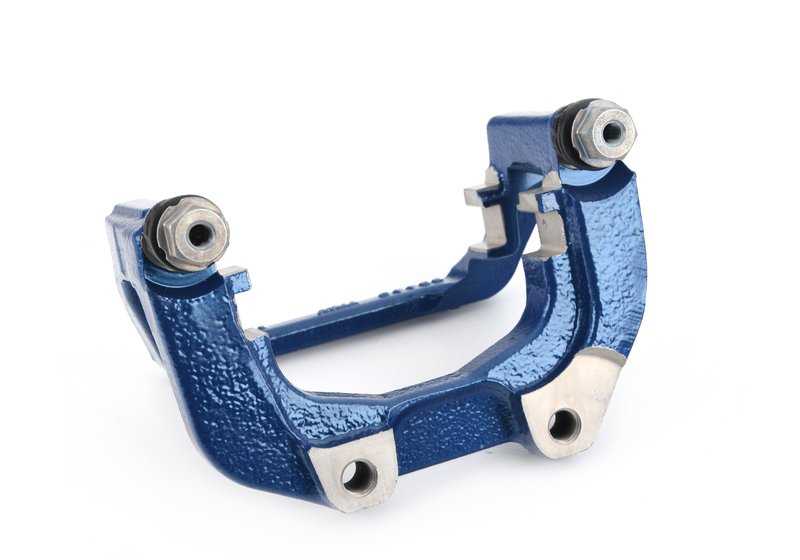Soporte de pinza freno trasero derecho OEM 34217849386 para BMW F06, F06N, F10, F10N, F12, F12N, F13, F13N. Original BMW.