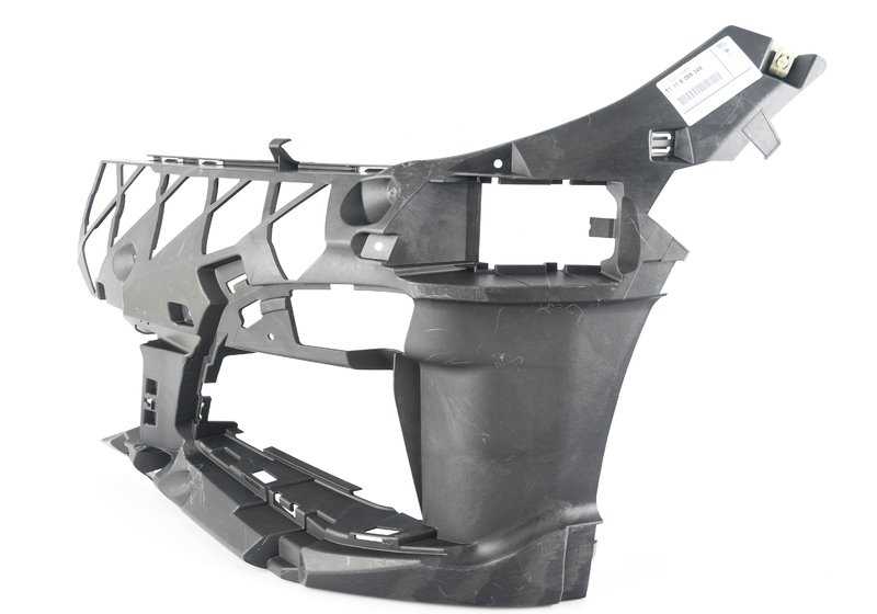 Soporte izquierdo paragolpes delantero OEM 51118069349 para BMW G20, G21, G28. Original BMW.