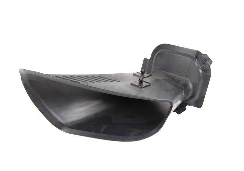 Guía de aire del freno delantero izquierdo OEM 51118044701 para BMW Z4 E85, E86. Original BMW.