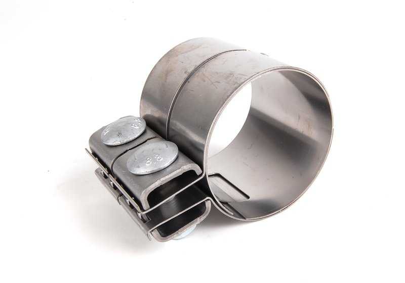 Conector de tubo / Abrazadera de escape Ø70 mm OEM 18307560780 para BMW {F20, F21, F40, F70, F22, F23, F44, F45, F46, G42, U06, F74, F78, G87, F30, G20, G21, G28, G80, G81, G22, G23, G26, G82, G83, E39, E60, E61, F07, F10, F11, G30, G31, G60, F06, F