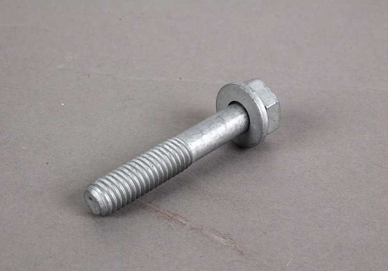 Tornillo hexagonal con arandela M8x45 OEM 07119903931 para BMW E81, E82, E87, E88, E36, E46, E90, E91, E92, E93, E34, E39, E60, E61, E32, E38, E65, E66, E31, E83, F25, F26, E53, Z3. Original BMW.