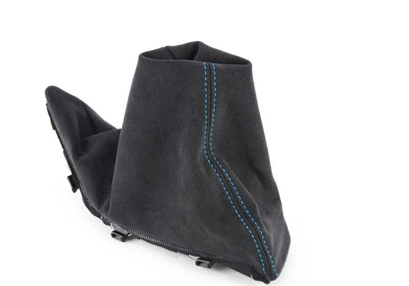 Funda para palanca de freno de mano en piel OEM 34427854341 para BMW F87, F87N. Original BMW.