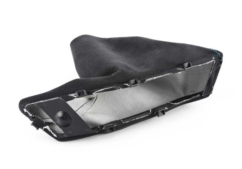 Funda para palanca de freno de mano en piel OEM 34427854341 para BMW F87, F87N. Original BMW.