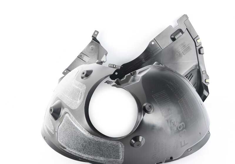 Cubierta paso de rueda delantero derecho OEM 51717427920 para BMW X2 F39. Recambio original BMW.