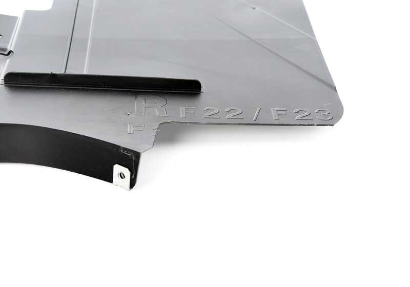Extensión del cubre bajos lateral derecho OEM 51758066044 para BMW F87. Original BMW.
