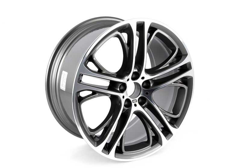Tire en alliage d'origine BMW M Double Radio 310 21 "OEM 36116854564 pour BMW X5 (E70, E70N, F15) et X6 (E71, E72, F16). Blind Ferricgreg Bicolor Finition. BMW original.