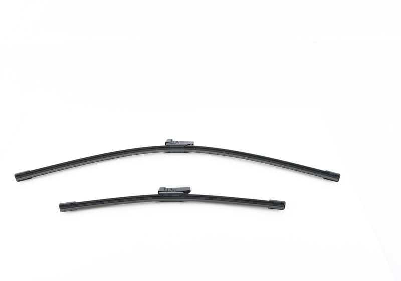 Juego de limpiaparabrisas delanteros OEM 61615A27D68 para BMW X1 F48, F48N, F49, F49N. Visibilidad perfecta incluso a alta velocidad y con mal tiempo. Original BMW.