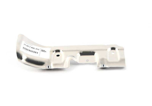 Protector térmico izquierdo OEM 11657856413 para BMW F90, F91, F92, F93, F95, F96. Compatible con motores S63M en modelos M5 y M8. Original BMW.