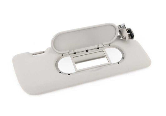 Parasol iluminado derecho Satellite Grey OEM 51167424698 para MINI Countryman F60, F60 LCI. Original MINI.