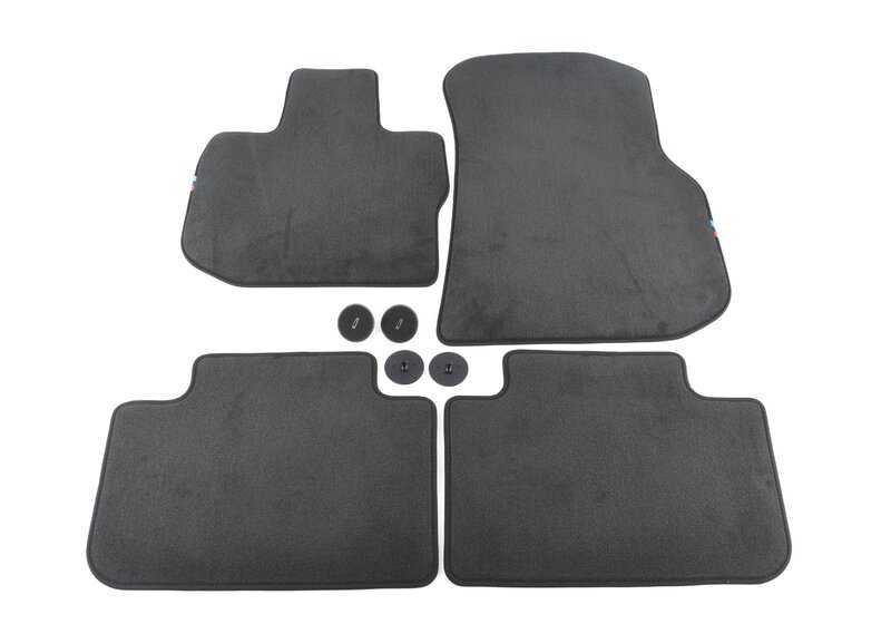 Juego de alfombrillas de terciopelo OEM 51478745786 para BMW G01, G01N, F97, F97N, G02, G02N, F98, F98N. Original BMW.