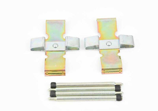 Juego de pastillas de freno delantero OEM 34111150554 para BMW Serie 5 E12, Serie 6 E24, Serie 7 E23. Original BMW.