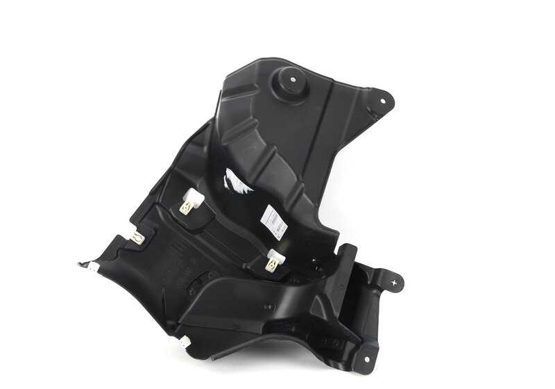 Rear right underbody panel for BMW 8 Series F91, F92, F93 (OEM 51758079996). Original BMW.