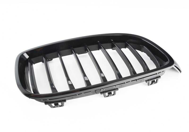 Grill embelezada da frente direita (Black Sport) OEM 51135A3D028 para BMW F32N, F33N, F36, F36N. BMW original.
