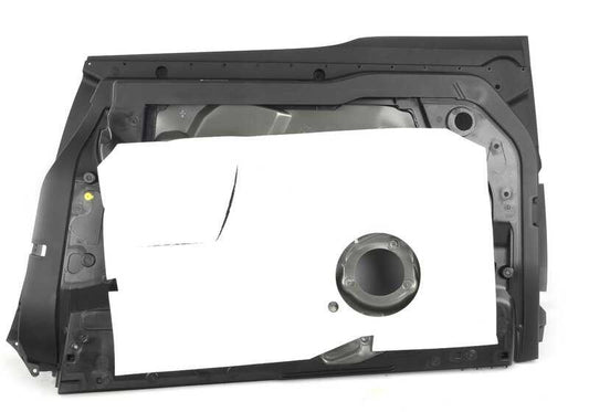 Embellecedor interior puerta delantera derecha OEM 51417303638 para BMW i3 I01 (60Ah, 94Ah, 120Ah y REX). Compatible con modelos desde 2013 hasta 2022. Recambio original BMW.