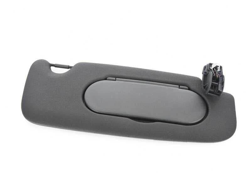 Parasol con etiqueta derecha OEM 51167382110 para MINI F56, F56 BEV, F56 LCI, F55, F55 LCI. Original MINI.