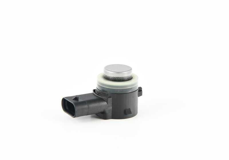 Sensor de aparcamiento ultrasónico gris Donington OEM 66208064927 para BMW F90, G30, G31, F97, F98, F85, F16, F86. Compatible con sistemas PDC y Parkmanöverassistent. Original BMW.