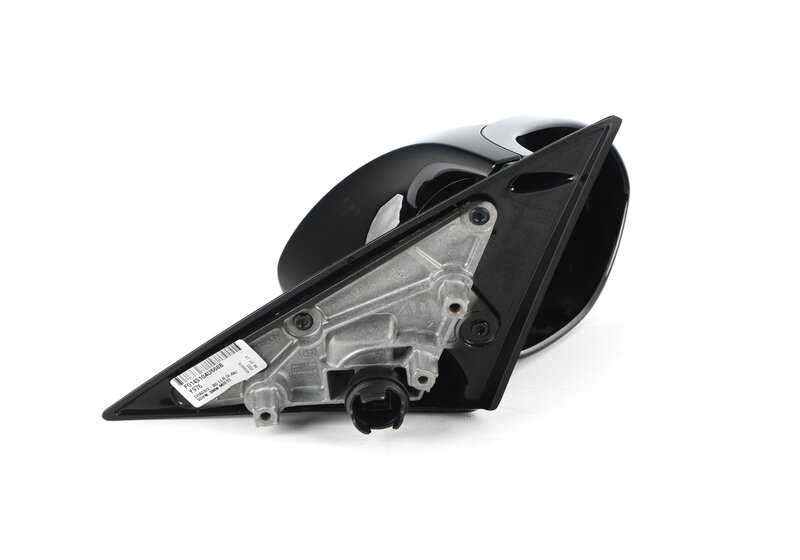Retrovisor derecho calefactable con memoria OEM 51168053720 para BMW E92, E92N, E93, E93N. Acabado en negro brillo. Original BMW.