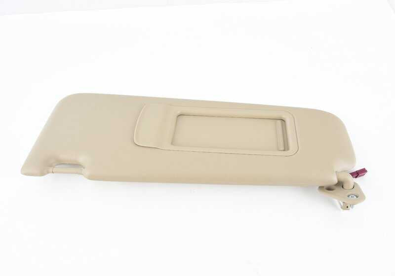 Parasol izquierdo con espejo OEM 51167252085 para BMW E92, E93. Original BMW.