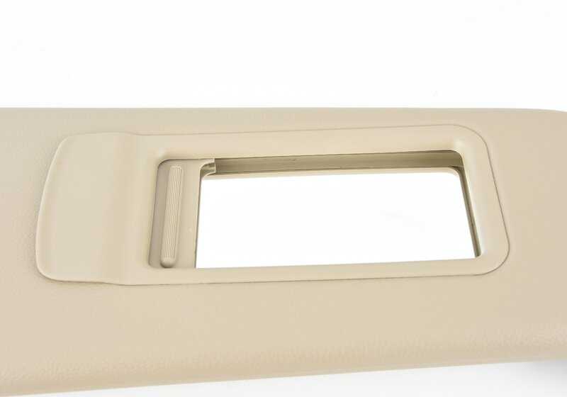 Parasol izquierdo con espejo OEM 51167252085 para BMW E92, E93. Original BMW.