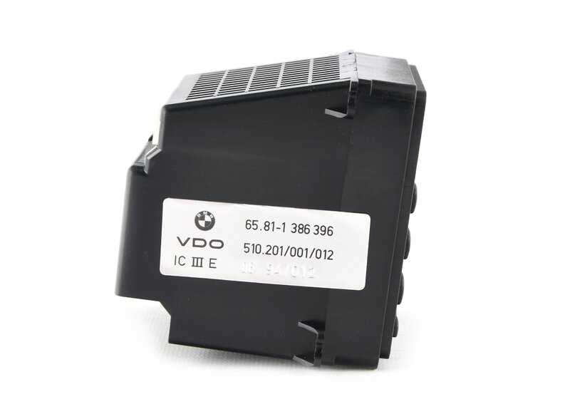 Elemento de mando para computador de a bordo OEM 65811386868 para BMW E30, E28, E24, E23. Original BMW.