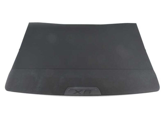 Bandeja portaobjetos OEM 51467950606 para BMW X6 {F96, F96N, G06, G06N}. Color antracita. Accesorio interior original BMW.