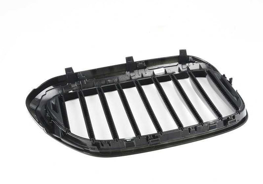 Parrilla delantera izquierda M Performance negra brillo OEM 51719626587 para BMW Serie 5 G30 (modelos 518d, 520d). Original BMW.
