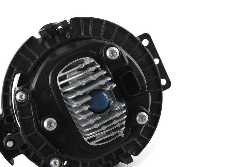 Tulipa de faro delantero (parachoques) OEM 63177381725 para MINI R57, R58, R59. Compatible con modelos Cooper, Cooper D, Cooper S automáticos y manuales. Original MINI.