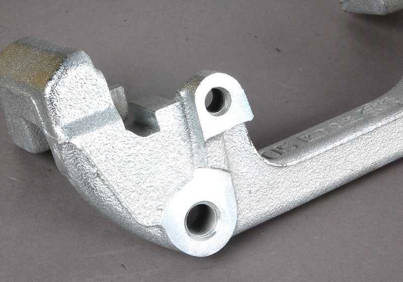 Soporte pinza de freno trasero OEM 34106758120 para BMW E36, E46, Z3, E85. Original BMW.