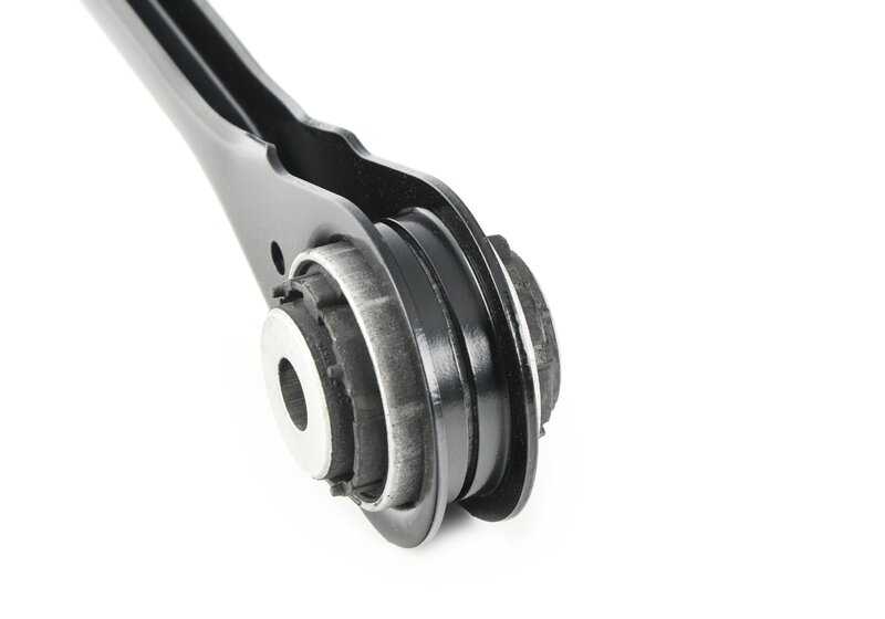 Braccio di sospensione con blocco silenzioso sinistro OEM 33308091183 per BMW F95, F96, G09. BMW originale.