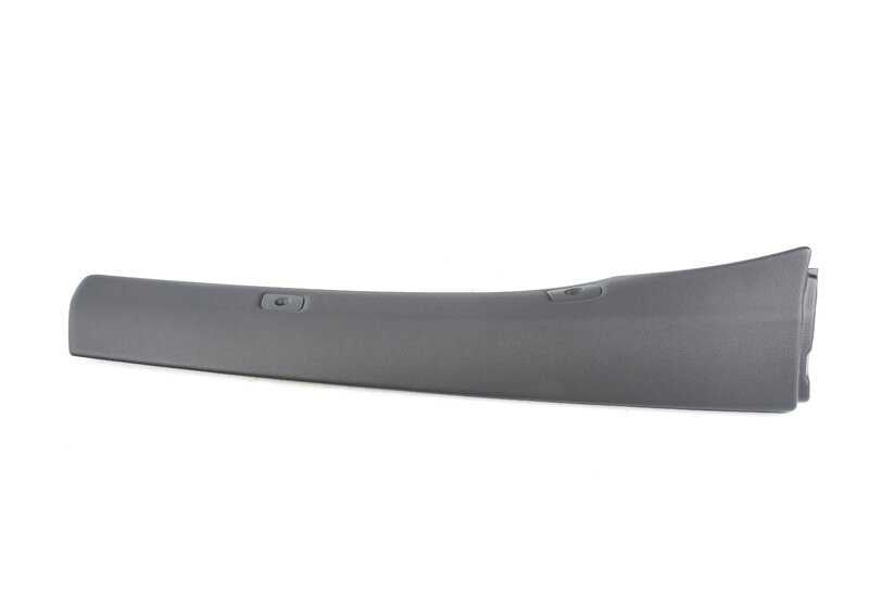 Revestimiento lateral trasero izquierdo OEM 51437337861 para BMW F33 y F83. Original BMW.