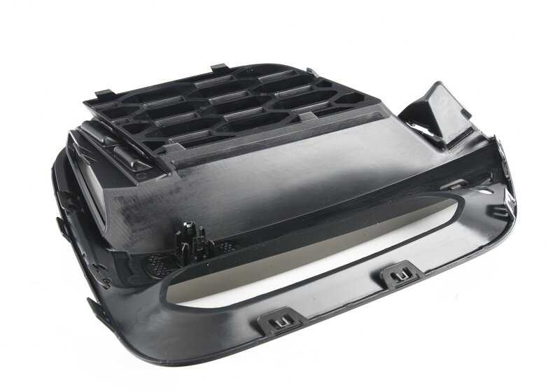 Rejilla lateral derecha OEM 51115A1ACA6 para BMW G01, G02. Original BMW.