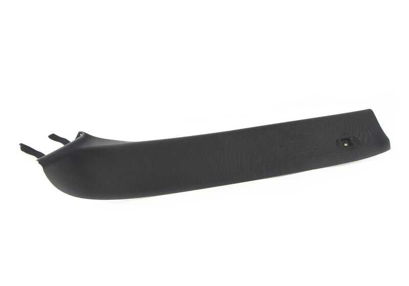 Coluna do Embelador à esquerda OEM 51438065021 para BMW F90, G30, G31, G38. BMW original. Cor antracite ideal para substituir a moldagem lateral do pára -brisa no lado do motorista.