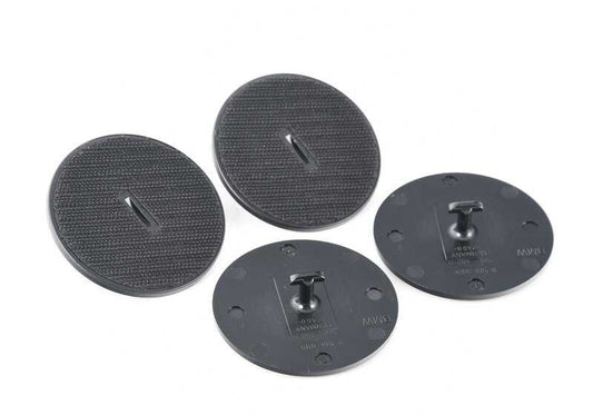 Fußmattensatz vorne und hinten OEM 51479117343 für BMW 6er Coupe E63, M6 Coupe E63 LCI. Original BMW.