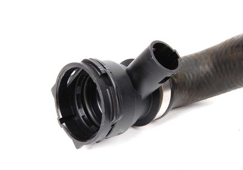 Manguera de retorno del refrigerante OEM 17127526616 para BMW Serie 7 E65, E66 (modelos 760i y 760Li con motor N73). Original BMW.