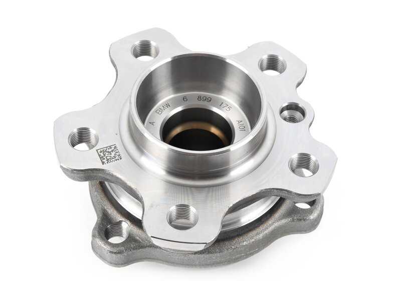 Wheel bushing with bearing for BMW F70, G42, U06, G20, G21, G28, G22, G23, G26, G30, G31, G38, G60, G61, G68, G32, G11, G12, G14, G15, G16, U11, U12, U10, G01, G45, G45, G02, G U25 (OEM 33406899175). BMW original