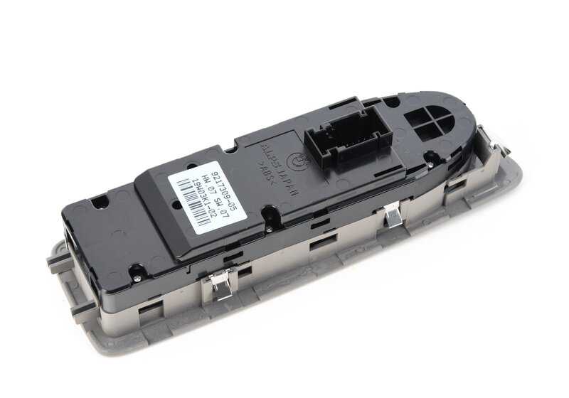 Interruptor elevalunas beige OEM 61319217309 para BMW E88. Recambio original BMW.