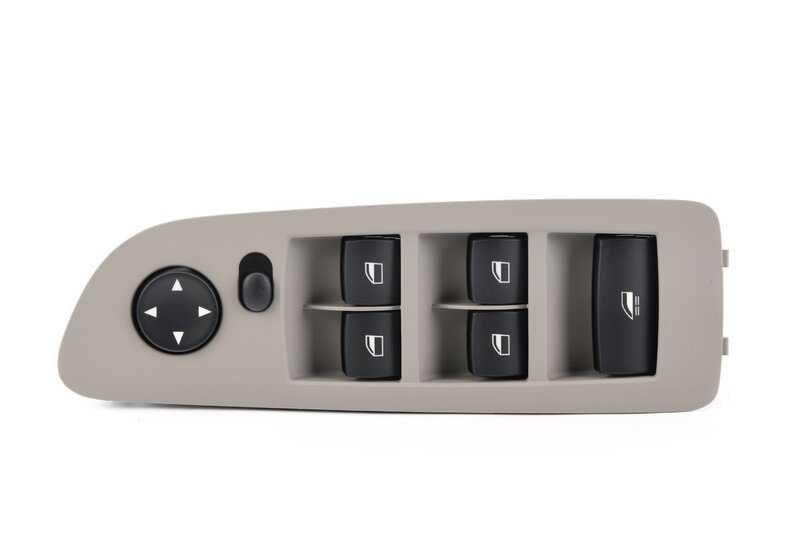 Interruptor elevalunas beige OEM 61319217309 para BMW E88. Recambio original BMW.