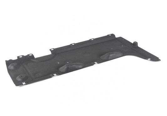 Protector bajo motor derecho OEM 51757348760 para BMW X3 F25 (2010-2017) y X4 F26 (2014-2018). Compatible según motorizaciones indicadas. Pieza original BMW.