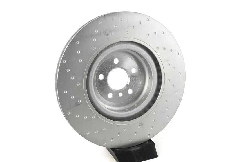 Disco de freno trasero deportivo M Performance OEM 34206896222 para BMW G14, G15, G16, G05, G06. Compatible con frenos M Sport o M Performance de 19". Original BMW.