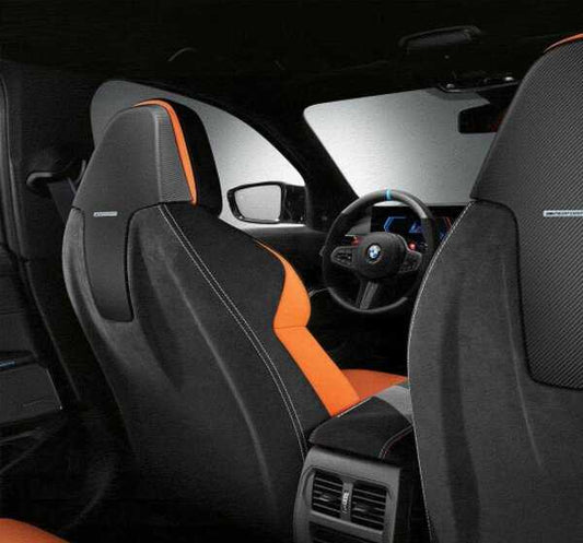 Panel trasero M Performance en carbono y Alcantara OEM 52105A40302 para BMW G20 (316d, 318d) modelos entre 2020 y 2027. Mejora interior deportivo exclusivo. Original BMW.