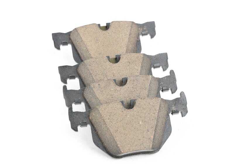 Juego de pastillas de freno sin amianto OEM 34216868497 para BMW F15, F16. Original BMW.
