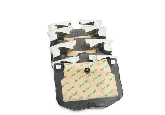 Juego de pastillas de freno traseras OEM 34116889570 para BMW 2' G42, 3' G20, 4' G22, 5' G30, 7' G11, X3 G01, X5 G05... y más. Original BMW.