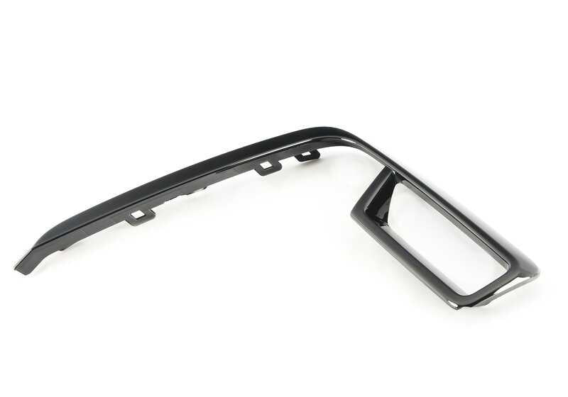 Embellecedor izquierdo OEM 51118079587 para BMW G11, G12 (incl. versiones LCI y G11N, G12N). Acabado M Blackchrome. Pieza original BMW.
