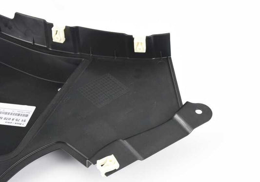 Lower Right Wheel passage OEM 51758070526 for BMW 4 G22 Series {420d, 420d xDrive, 420i, 420i xDrive} (all models from 07/2020 to 02/2024). Original BMW piece.