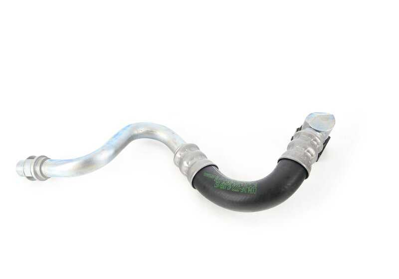 Tubería de enfriador de aceite de suministro para BMW F22, F30, F32 (OEM 17227626331). Original BMW.