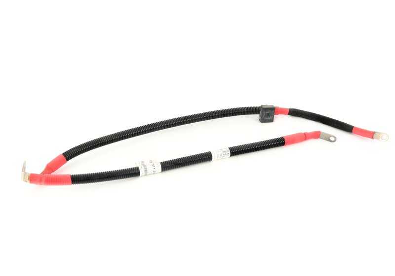 Cable de arranque y generador B+ OEM 12427611319 para BMW E70, E71. Original BMW.