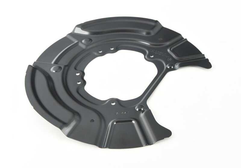 Protector de disco de freno trasero OEM 34206787533 para BMW F25, F26. Original BMW.