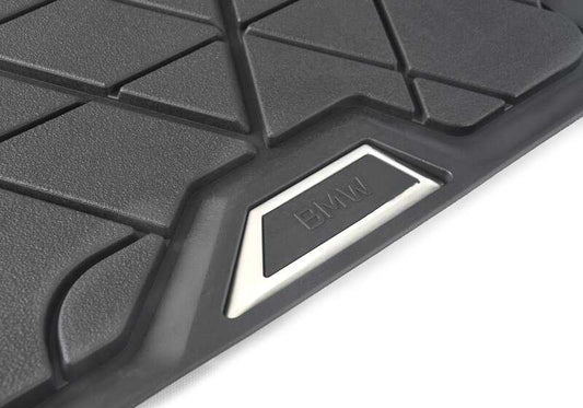 Tappeti Allwetter posteriori per BMW G70 (OEM 51475A56C43). BMW originale